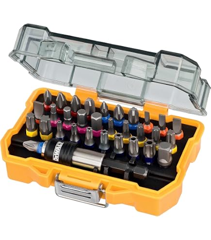 Stanley 1-13-906 Bit-Set with mini Ratchet (39-Piece), Silver